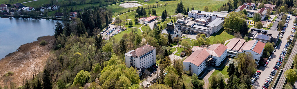 Fachkliniken Wangen Luftaufnahme Luftaufnahme der Fachkliniken Wangen im Monat Mai